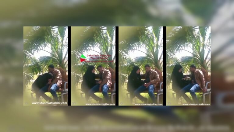 Türbanlı Hatun İfşa Parkta Elleriyle Boşalttı